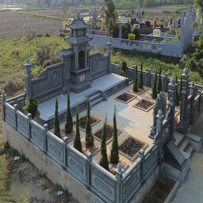 Khu lăng mộ đá xanh rêu Thanh Hóa KLM 01